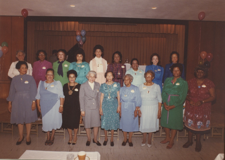 The Aurora Reading Club celebrating its 90th anniversary in 1984.