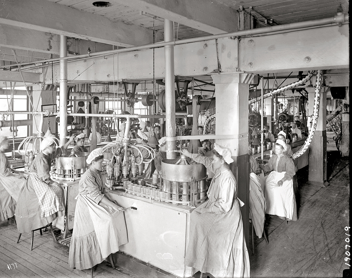 Baked beans department, 1907.