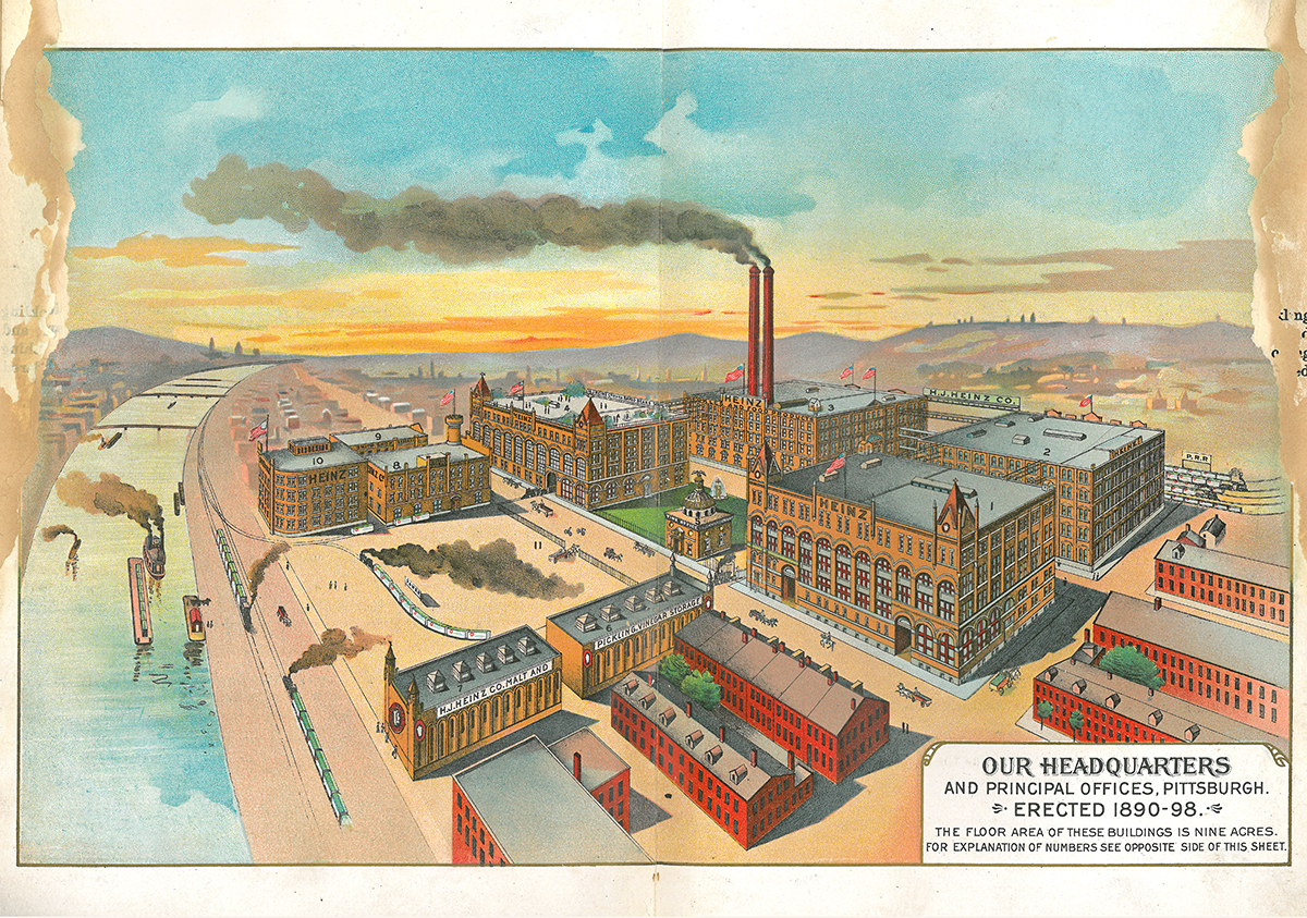 Heinz factory, featured in 1895 catalog.