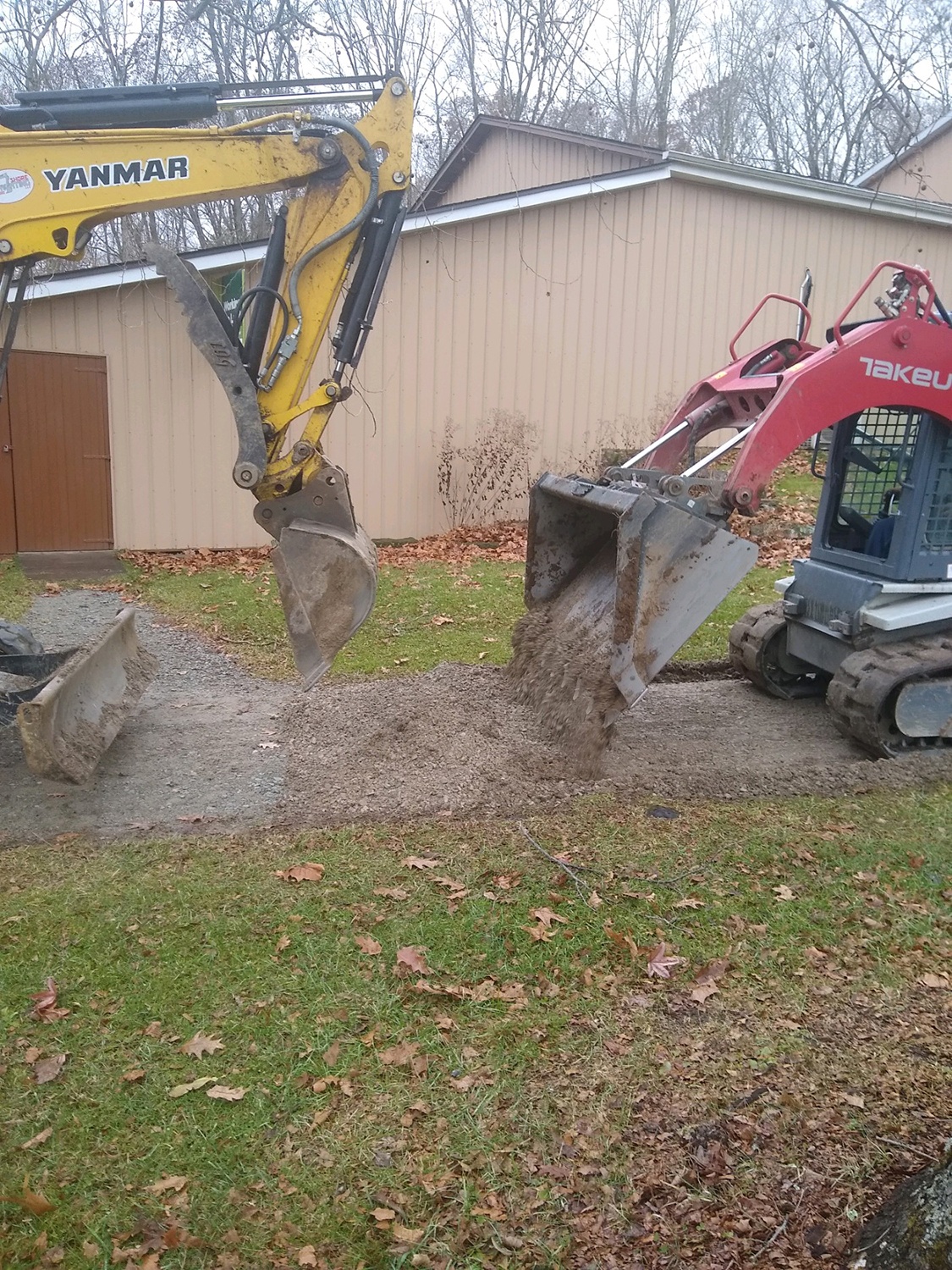 Trail maintainence at Meadowcroft