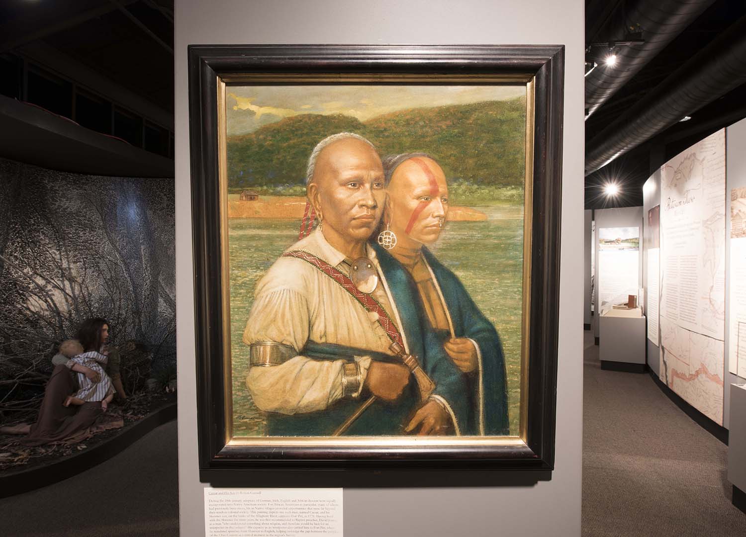 Caesar and His Son, a painting by Pittsburgh artist Robert Connell.