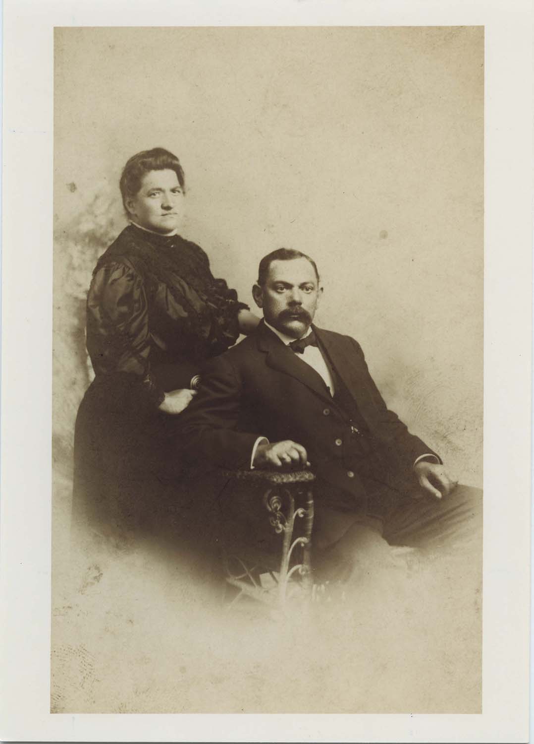 Annie Jacobs Davis with her husband, Barnett Davis.