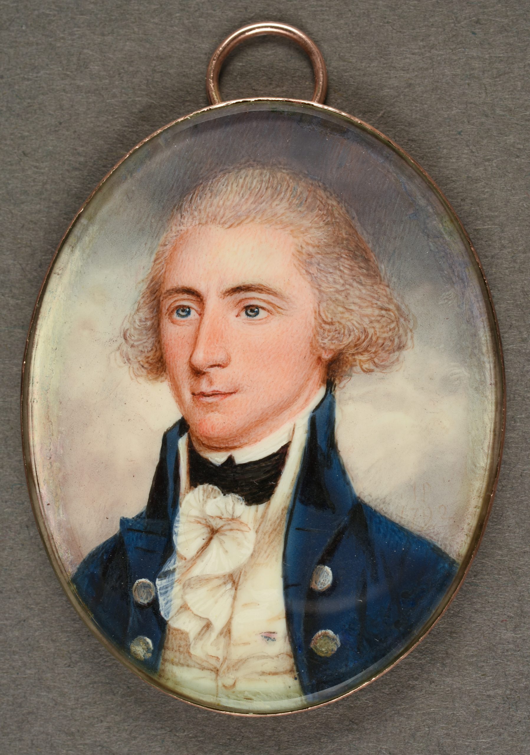 Portrait Miniature of Ebenezer Denny, after reframing