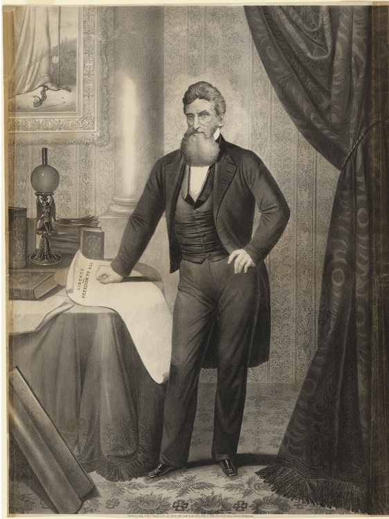 John Brown, by Anton Hohenstein after Martin Lawrence, published by John Smith, lithograph on paper, 1866. Currently on display in the exhibition Smithsonian’s Portraits of Pittsburgh: Works from the National Portrait Gallery. Courtesy of the National Portrait Gallery, Smithsonian Institution.