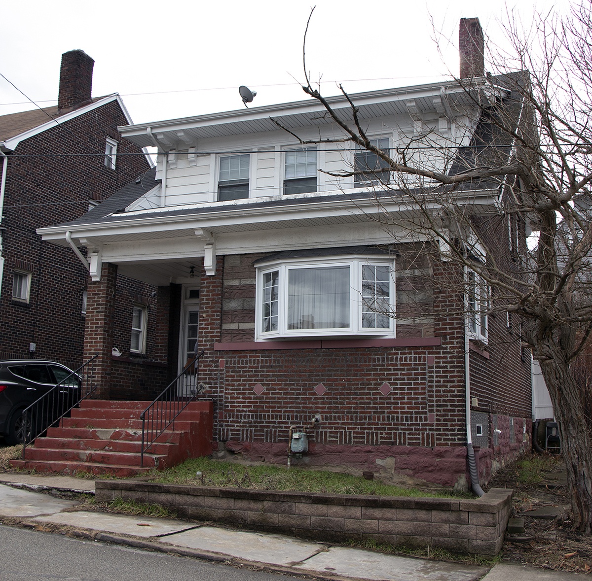 Bill Snyder’s former Hill District home. Photo by David Rotenstein, February 2020.