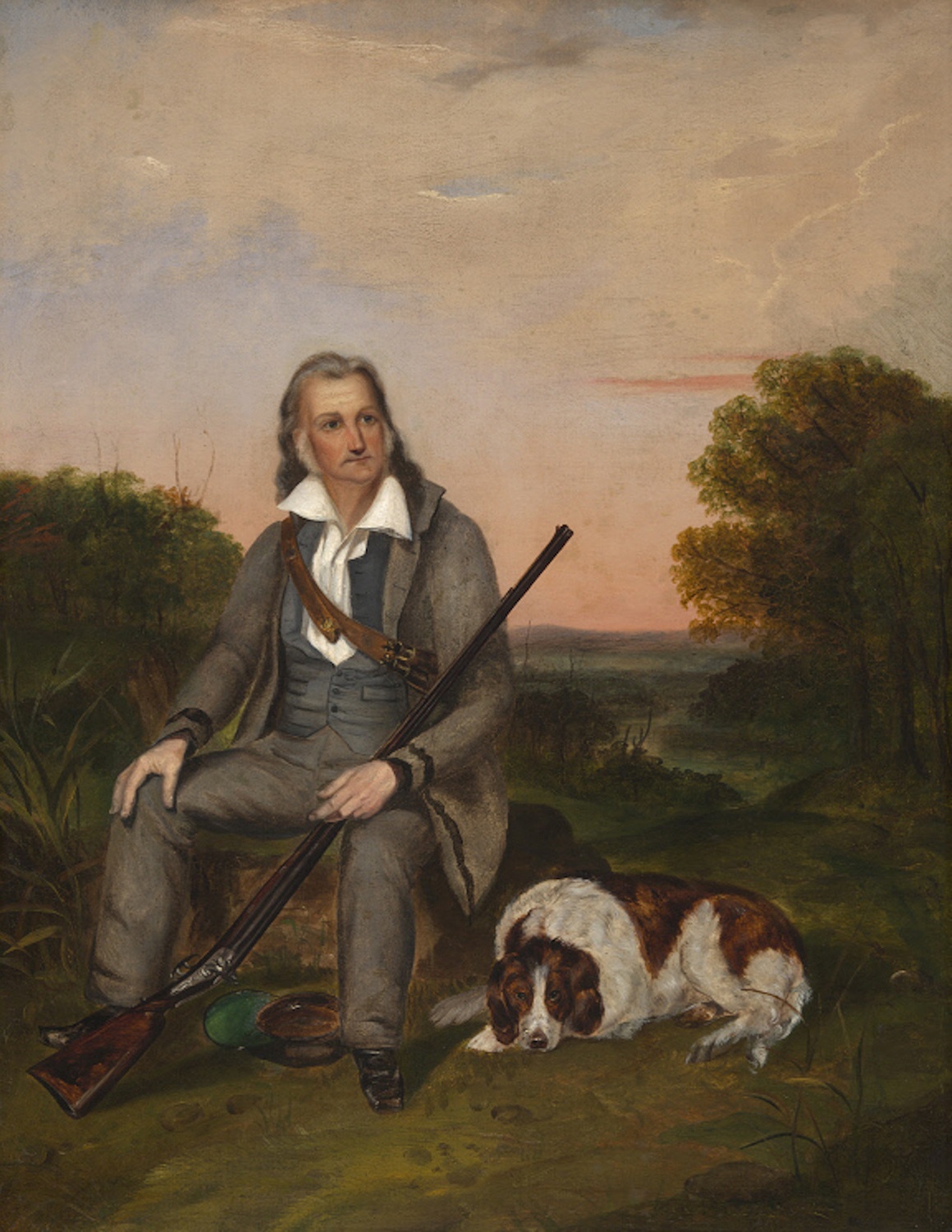 John James Audubon, unidentified artist, oil on canvas, c. 1841. From the National Portrait Gallery, Smithsonian Institution.