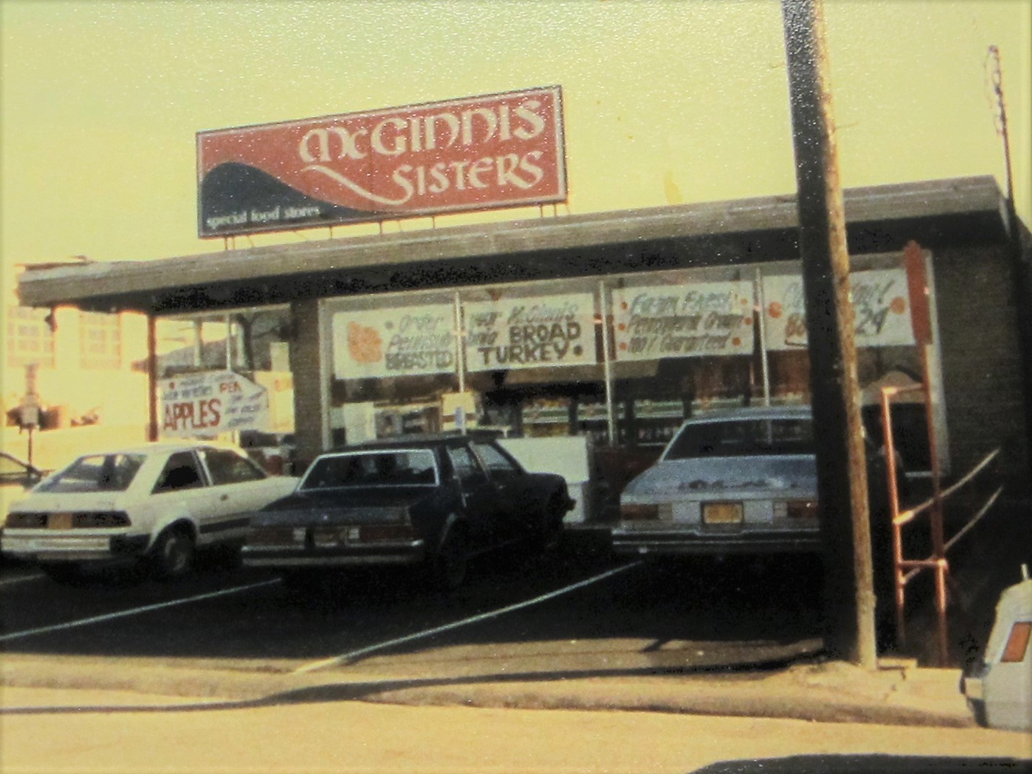 This image shows the McGinnis store in Baldwin sometime in the 1980s.