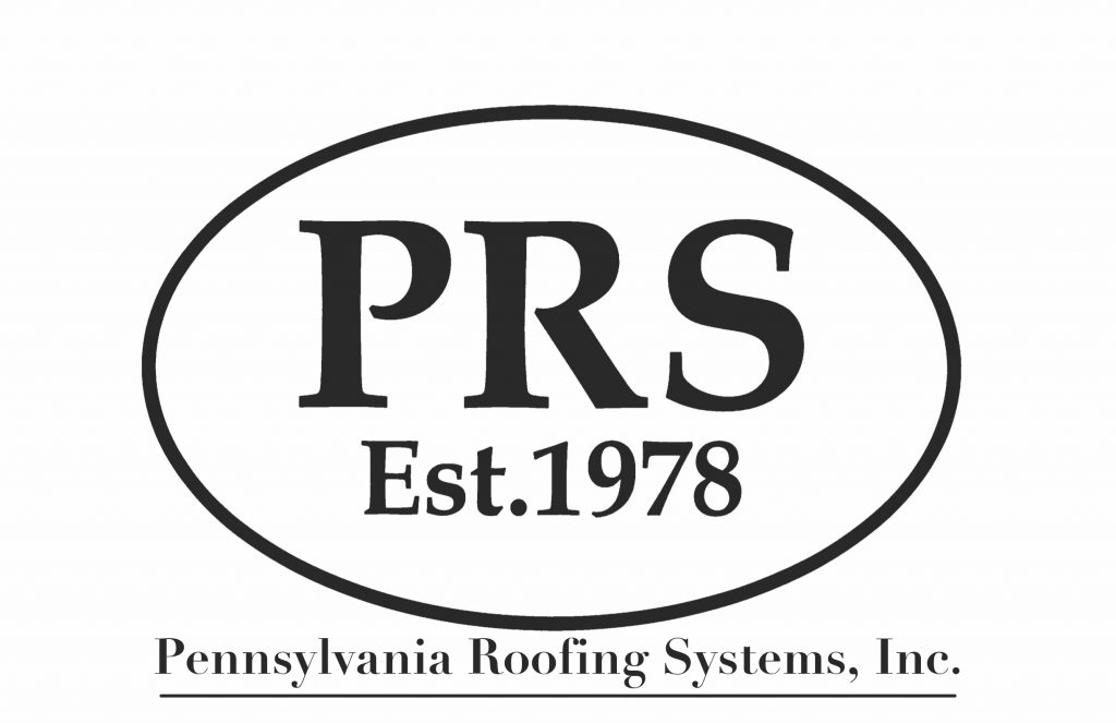 Logo featuring "PRS Est. 1978" inside an oval shape. Beneath the oval, a horizontal line separates the main logo from the text "Pennsylvania Roofing Systems, Inc." displayed below. *AI generated alt text